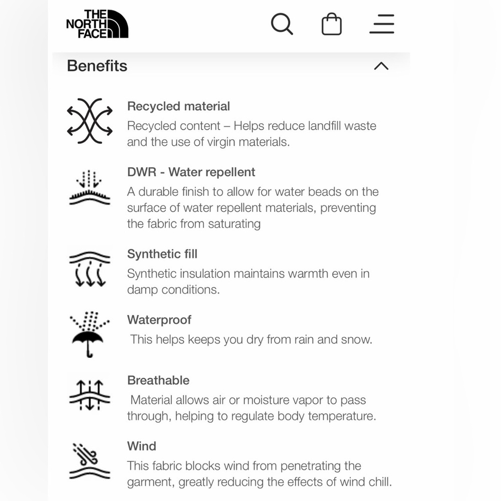 ✨$36✨NWT•The North Face Women’s Montana Ski Mitt Medium Grey Heather XL - Picture 6 of 10